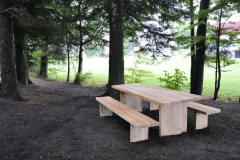 Tisch und Bank für den Ochsenwald